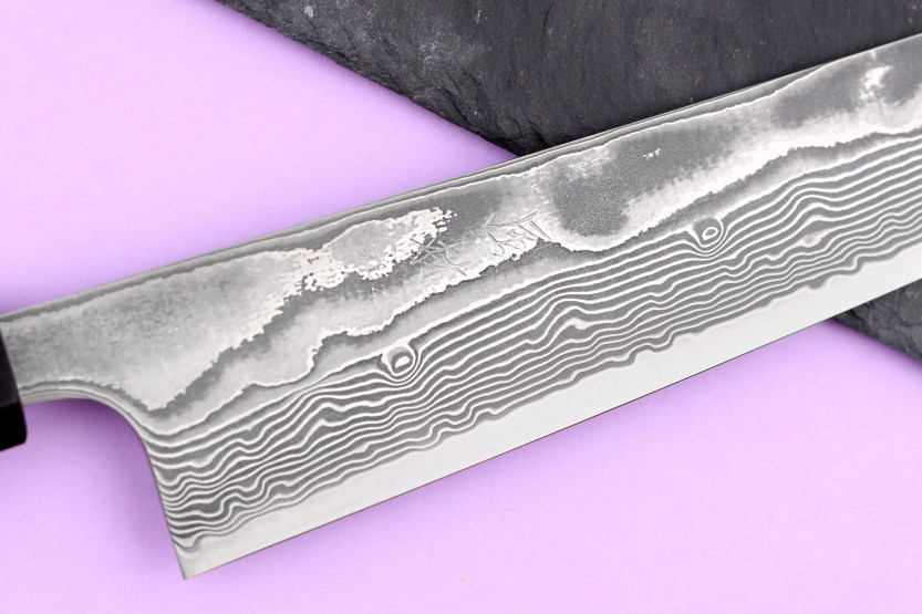 Japanese sujihiki kiritsuke 24cm Yuzo Kanko Damascus SG2 knife
