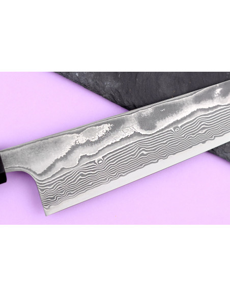 Japanese sujihiki kiritsuke 24cm Yuzo Kanko Damascus SG2 knife