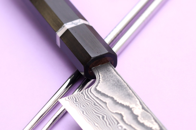 Japanese sujihiki kiritsuke 24cm Yuzo Kanko Damascus SG2 knife