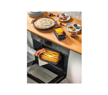 Peugeot Appolia ecru keramische rechthoek ovenschaal 32x20x6.5cm 2