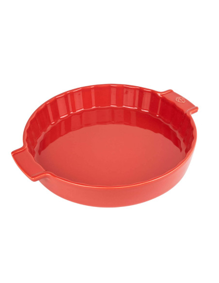 Peugeot Appolia rød keramisk tourtière Ø28cm