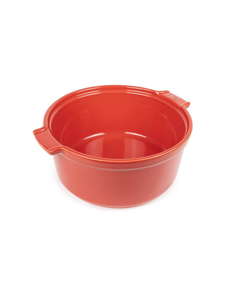 Peugeot Appolia red ceramic soufflé mould Ø22cm