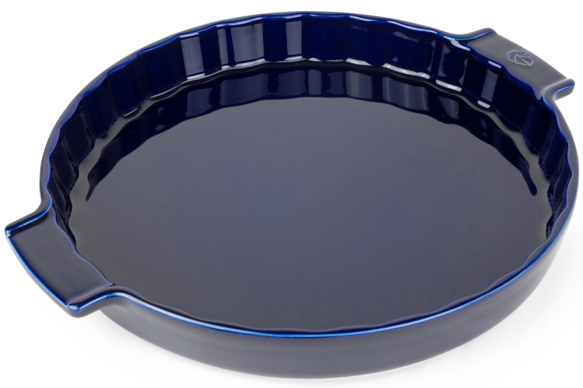 Peugeot Appolia pajform i blå keramik, diameter 30 cm