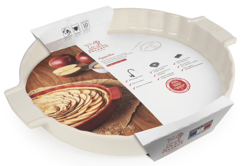 Peugeot Appolia piatto da portata in ceramica ecru diametro 30 cm