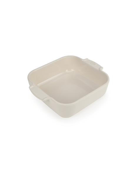 Peugeot Appolia ecru keramische vierkante ovenschaal 21x13.6x5.4cm