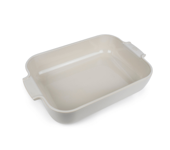 Peugeot Appolia ecru keramisk rektangulær ildfast form 36x23,6x7,5cm