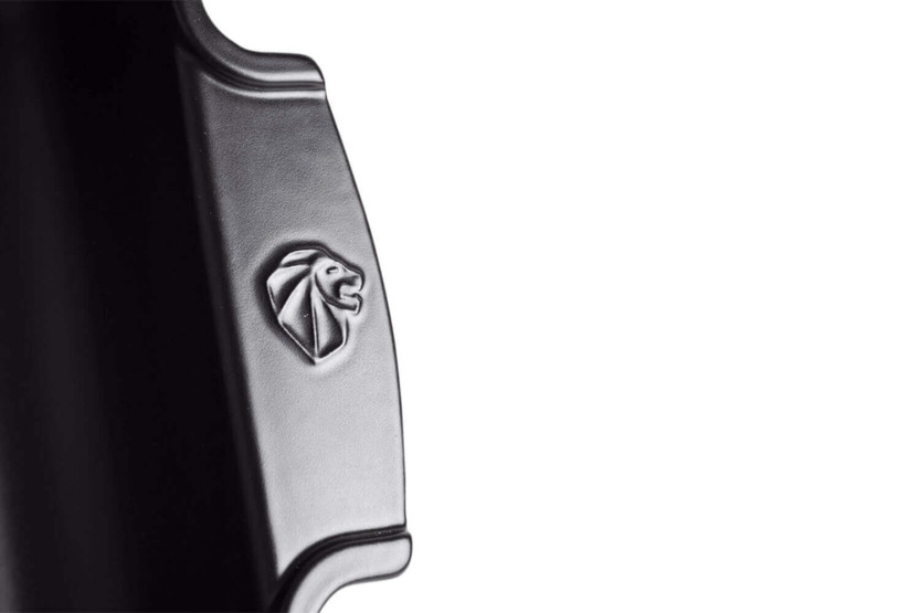 Peugeot Appolia sort satin-finish keramisk firkantet bageplade 21x17.5x6cm