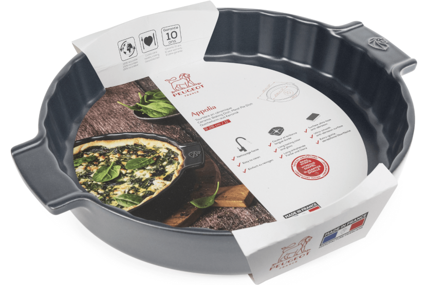 Tourtière em cerâmica ardósia Peugeot Appolia diâmetro 28cm