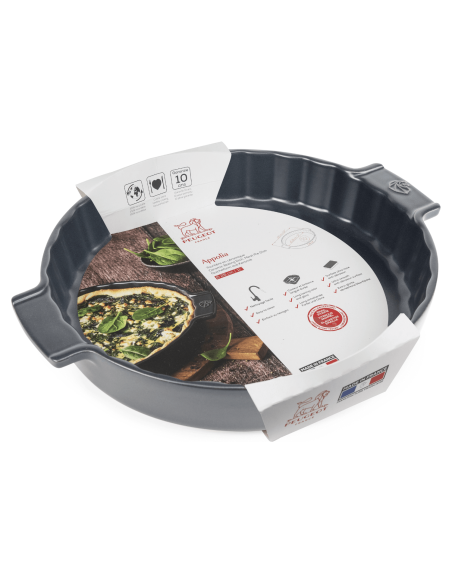 Tourtière em cerâmica ardósia Peugeot Appolia diâmetro 28cm
