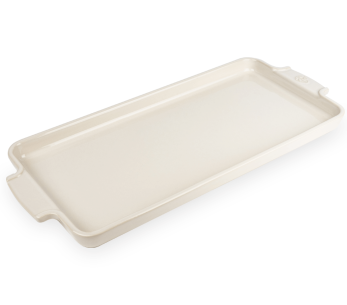 Plato de cerámica blanco Peugeot Appolia 34.5x16cm