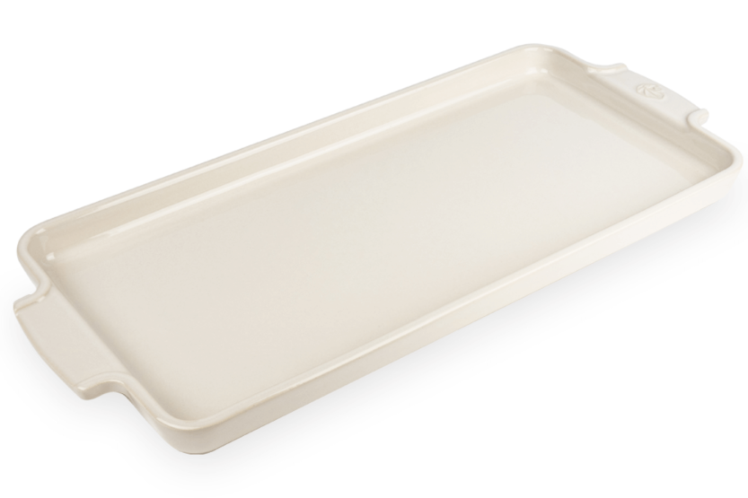 Plato de cerámica blanco Peugeot Appolia 34.5x16cm