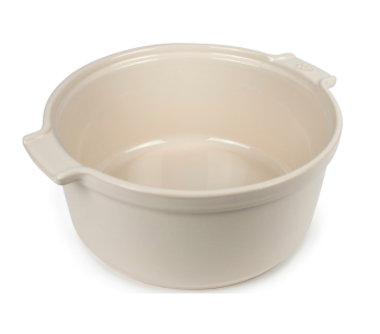 Gebroken witte keramische Peugeot Appolia soufflévorm 22cm diameter