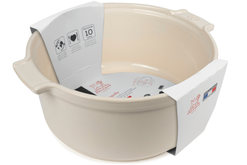 Molde de cerámica Peugeot Appolia blanco roto diámetro 22cm