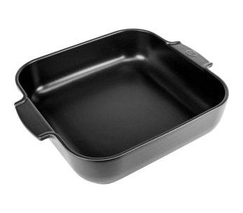 Peugeot Appolia satin sort keramisk firkantet bageplade 29,5x29,5x7,5cm