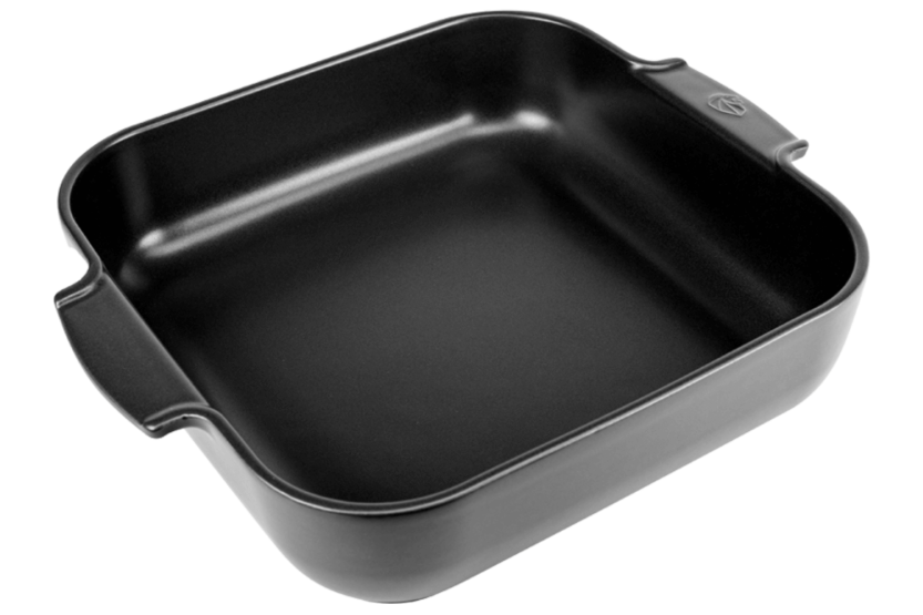Peugeot Appolia satin svart keramisk fyrkantig bakform 29,5x29,5x7,5cm