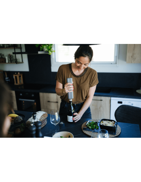 Peugeot Appolia pirofila quadrata in ceramica nera satinata 29,5x29,5x7,5 cm