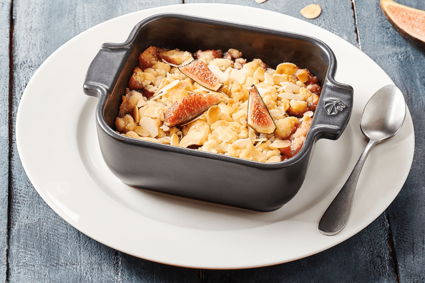 Peugeot Appolia slate ceramic square baking dish 13x13x4,5cm