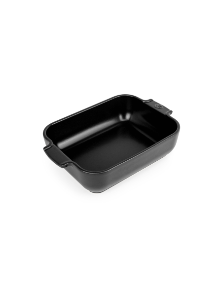 Peugeot Appolia pirofila rettangolare in ceramica nera satinata