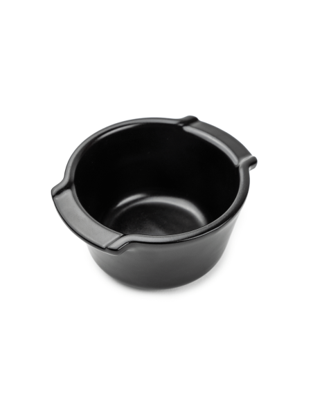 Ramekines Duo Peugeot Appolia de cerámica negra satinada diámetro 11cm