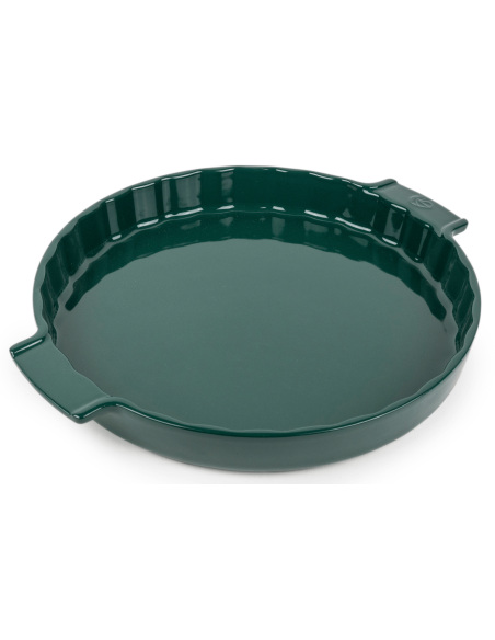 Pastelera de cerámica Peugeot Appolia verde bosque de 30 cm de diámetro