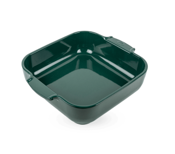 Assadeira quadrada de cerâmica verde floresta Peugeot Appolia