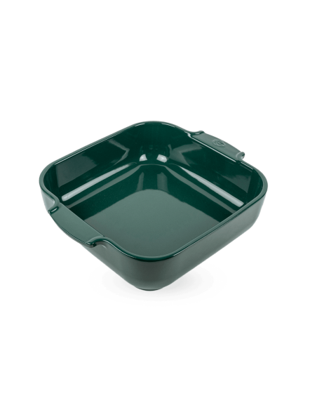 Assadeira quadrada de cerâmica verde floresta Peugeot Appolia