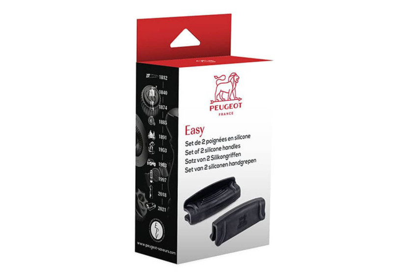 Set van 2 Peugeot Easy Appolia siliconen handgrepen, mat zwart