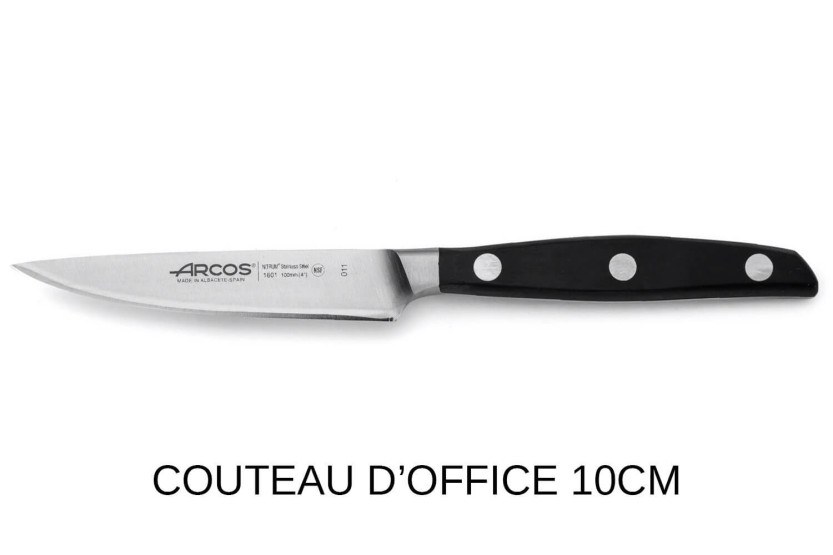 Arcos & Euro-Toques Manhattan 8-delt knivsett - 4 smidde kniver + 1 skreller