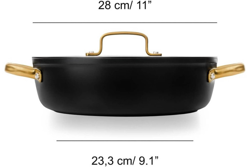 Fritadeira antiaderente Arcos Samoa Iconic 28cm