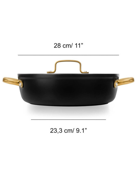 Fritadeira antiaderente Arcos Samoa Iconic 28cm