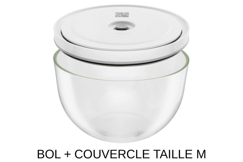 Zwilling Fresh & Save 9-delars startset med vakuumpump + M/L glasskålar + S/M påsar