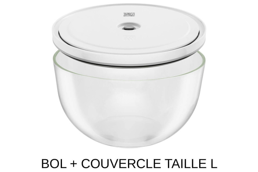 Zwilling Fresh & Save 9-delars startset med vakuumpump + M/L glasskålar + S/M påsar