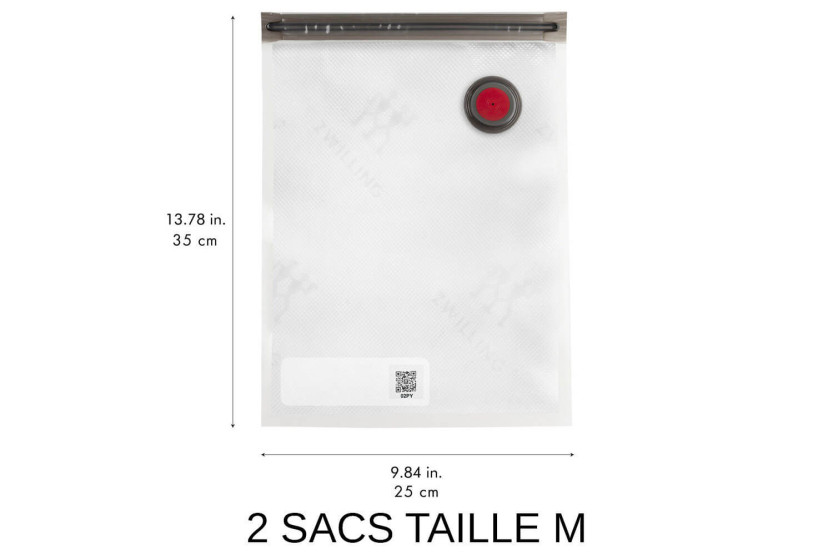 Zwilling Fresh & Save 9-delars startset med vakuumpump + M/L glasskålar + S/M påsar