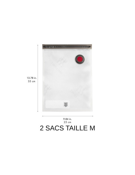 Conjunto inicial de 9 peças para bomba de vácuo Zwilling Fresh & Save + taças de vidro M/L + sacos S/M