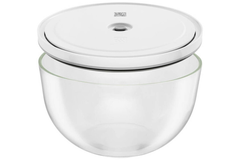 Set of 3 Zwilling Fresh & Save vacuum bowls in borosilicate glass with lid