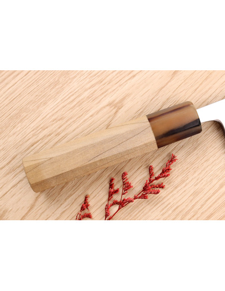 Nakamura Kaishin Saku WS2 15cm deba japansk håndlaget kniv i magnolia