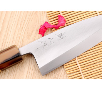 Nakamura Kaishin Saku WS2 15cm deba japansk handgjord kniv i magnolia 2