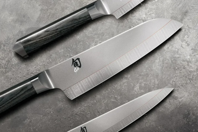 Faca santoku Kai Shun Kagerou Damascus de 18 cm, 71 camadas