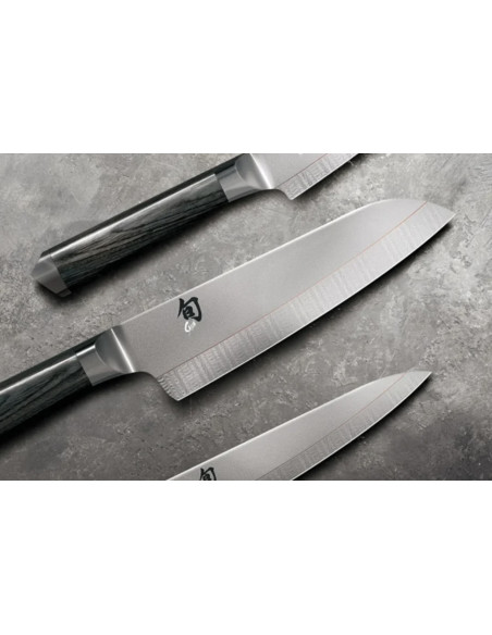 Coltello santoku Kai Shun Kagerou Damascus da 18 cm, 71 strati