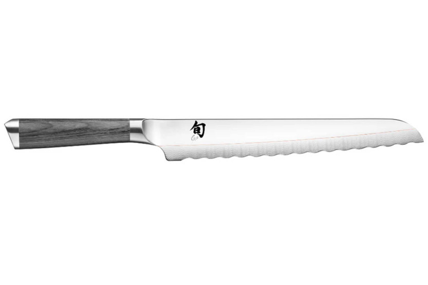 Cuchillo para pan 23cm Kai Shun Kagerou Damasco 71 capas
