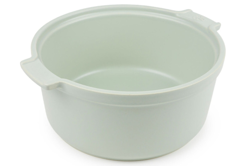 Peugeot Appolia salvia grön suffléform i keramik 22 cm diameter