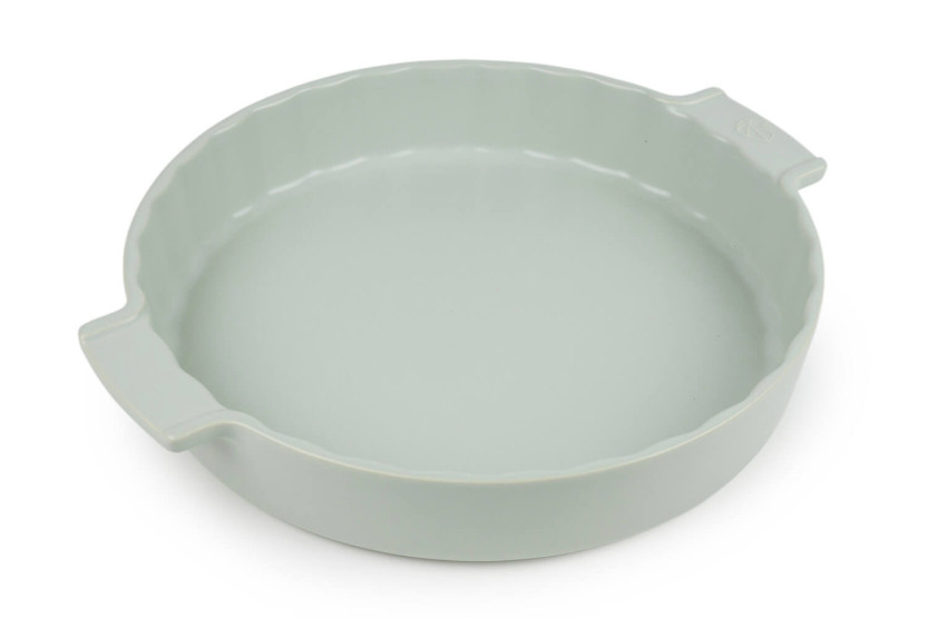 Peugeot Appolia Tourtière i salviagrön keramik, diameter 28 cm