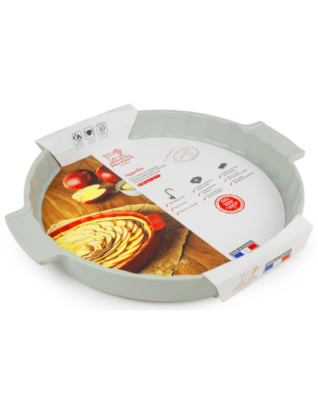 Peugeot Appolia salvia grön keramik pajform 30cm diameter