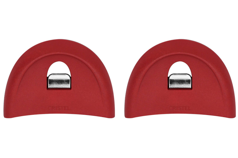 Cristel Mutine set de cocina extraíble sartén 28cm + tapa Platinum + 2 asas frambuesa