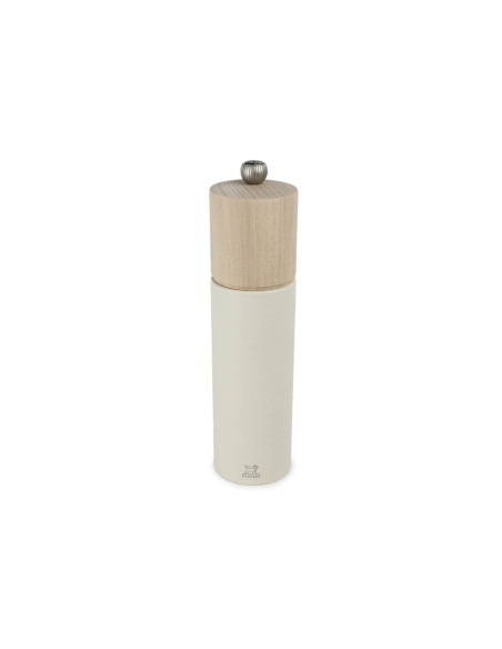 Molino de sal en seco manual Peugeot Boréal de madera Plume White