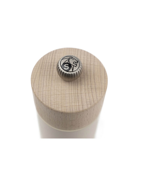 Peugeot Boréal handmatige droogzoutmolen in hout Plume Wit