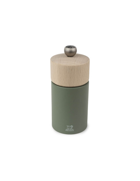 Molinillo de Pimienta Manual Peugeot Boréal en Madera Verde Helecho