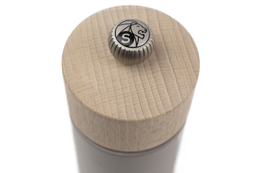 Molinillo manual de madera para sal seca Peugeot Boréal Pebble Grey