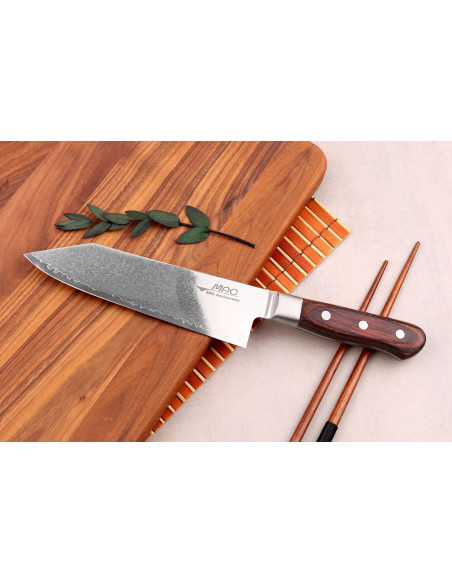 16,5cm MAC Damasco 45 capas cuchillo bunka japonés 60 aniversario - Edición Limitada