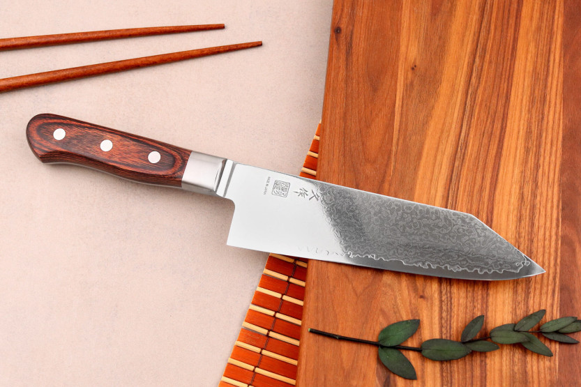 16,5cm MAC Damasco 45 capas cuchillo bunka japonés 60 aniversario - Edición Limitada